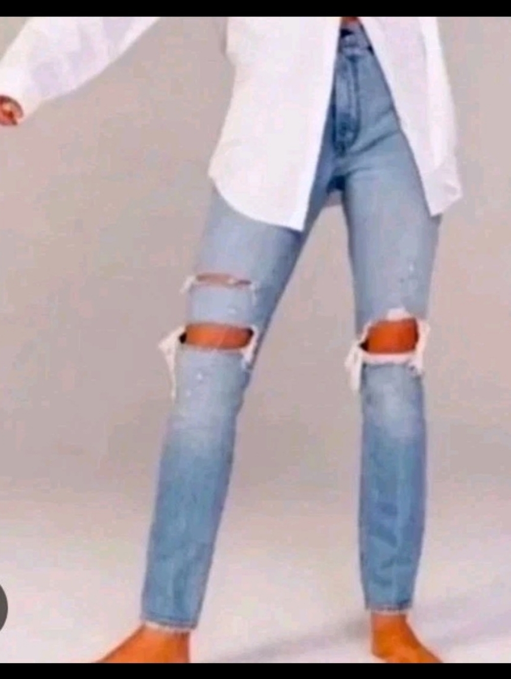 Abercrombie Fitch Jeans Womens The Skinny High Rise Curve Love Size 25